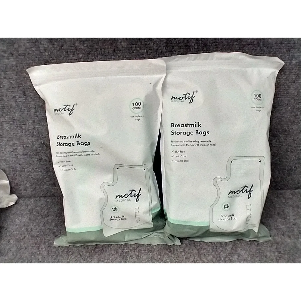 Motif‎ Medical Breastmilk Storage Bags 8oz Leak Proof BPA Free 200 Count Total